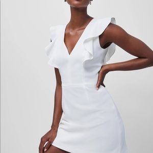 French connection white mini dress